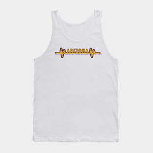 Heartbeat Arizona - White Tank Top